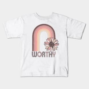 Worthy Boho Rainbow Kids T-Shirt